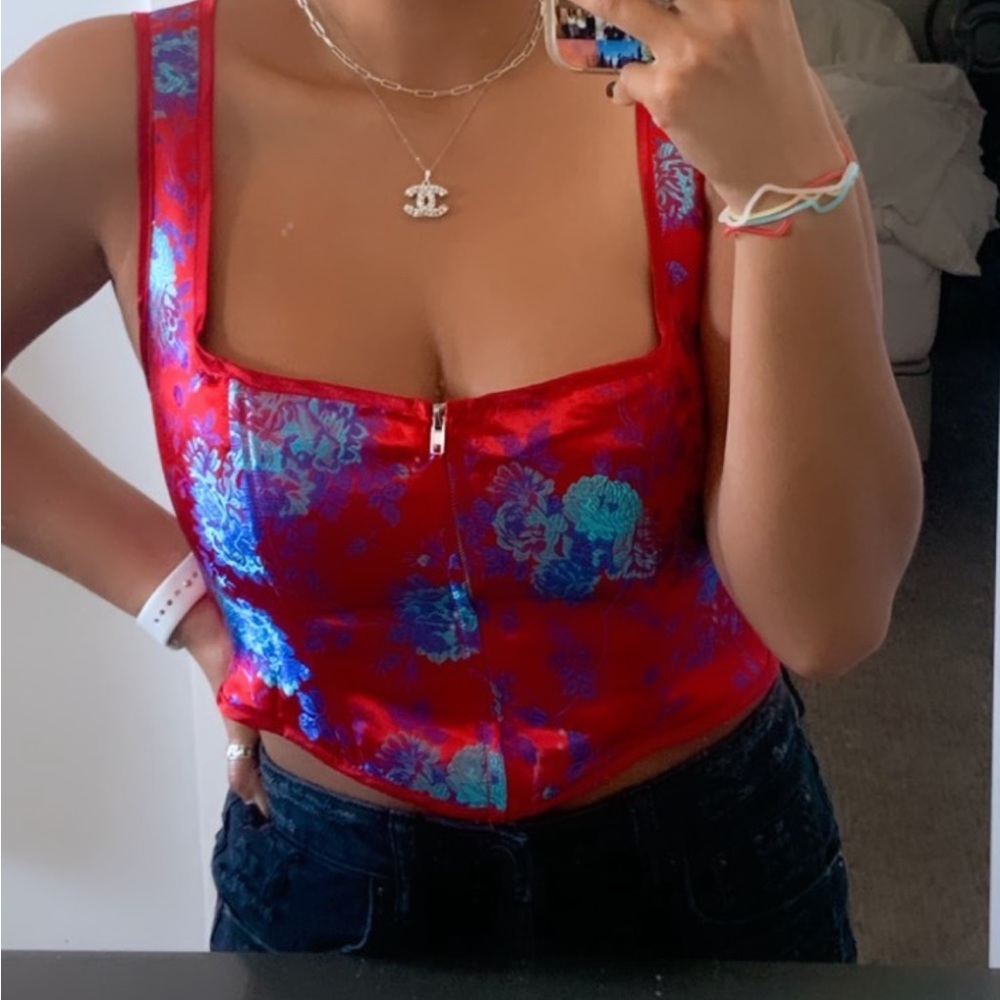 pretty little thing corset top